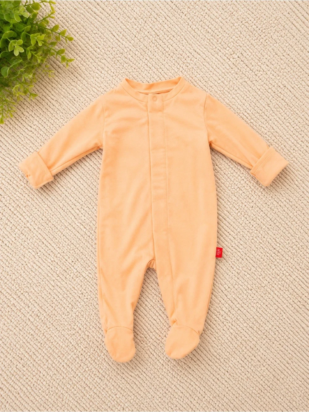Magnetic Me Peach Footed Baby One-Piece
